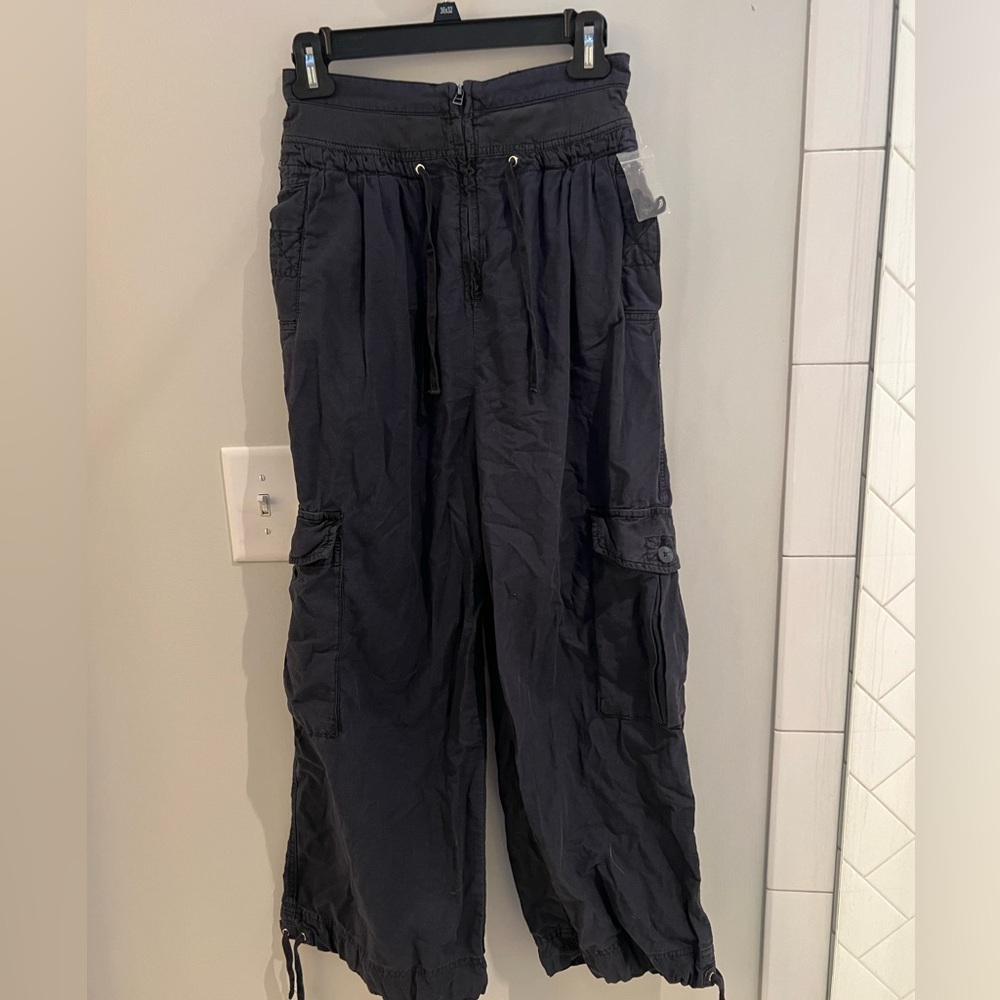 Free people navy trouser pants